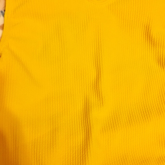 Yellow one piece swimsuit - Picture 3 of 6